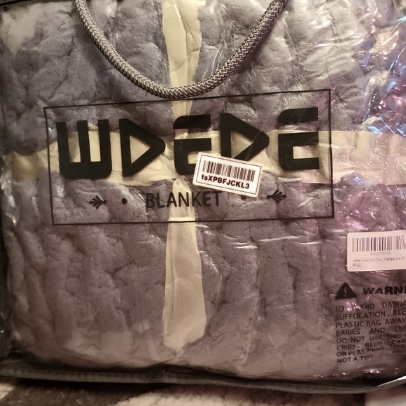 wdede Chunky Knit Blanket, Chenille Chunky Knit Throw Blanket, - Picture 3 of 6